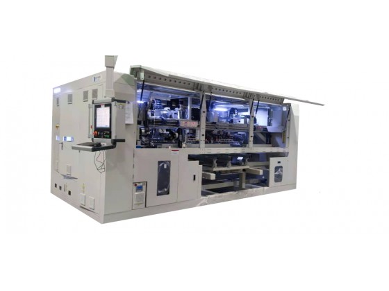 156-210 Mbb 50-60s/Panel Auto Solar Cell String Bussing Machine