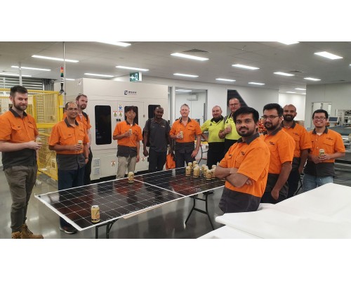 NDC(Non-destructive Laser cutting machine) in Australia Tindo Solar