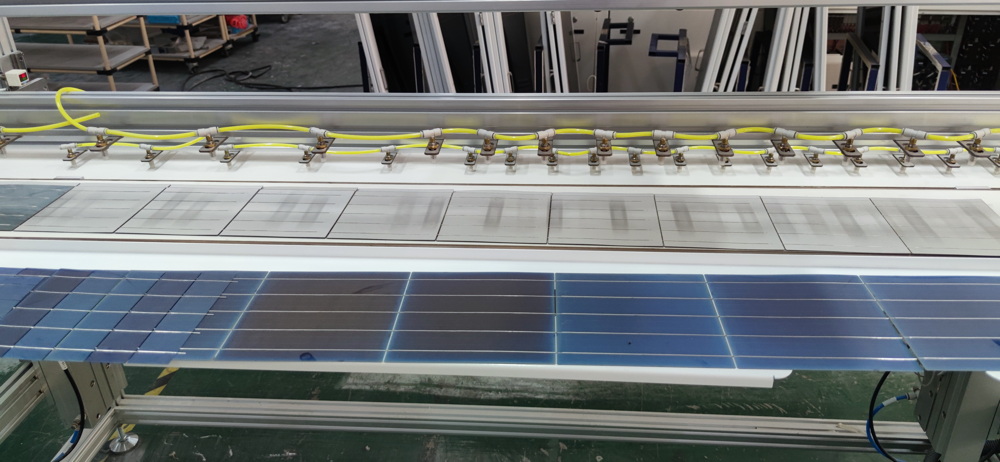 solar cell string welding machine