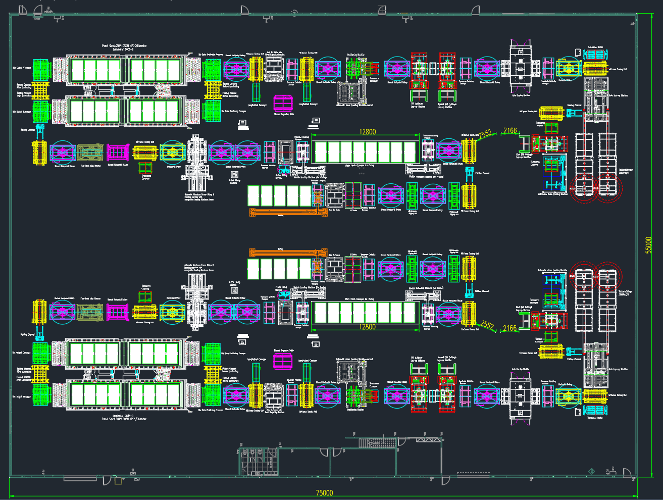 500MW solar panel making line